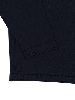 Sweatshirt mit gesticktem Logo - Navy