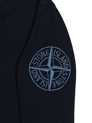 Sweatshirt mit gesticktem Logo - Navy