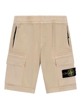 Cargo-Shorts aus Bio-Baumwolle - Beige