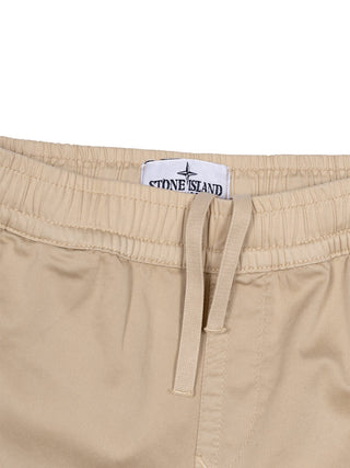 Cargo-Shorts aus Bio-Baumwolle - Beige