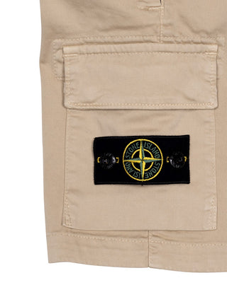 Cargo-Shorts aus Bio-Baumwolle - Beige