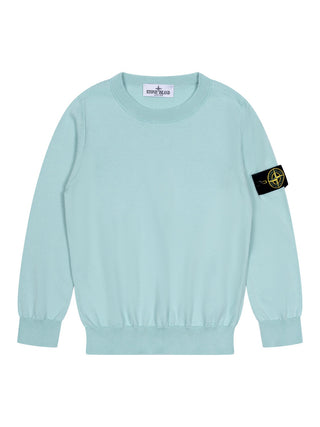 Feinstrickpullover aus Baumwolle - Aqua