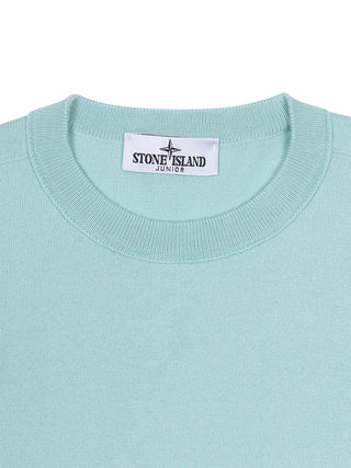 Feinstrickpullover aus Baumwolle - Aqua