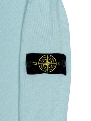 Feinstrickpullover aus Baumwolle - Aqua