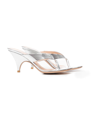 Mules Sofia Thong in Silber