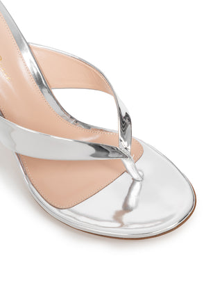 Mules Sofia Thong in Silber
