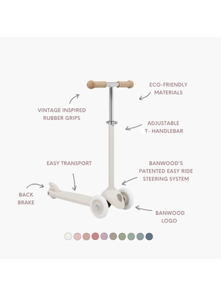 Banwood Eco Scooter - Ivory