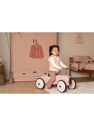 Retro Rutschauto Pink