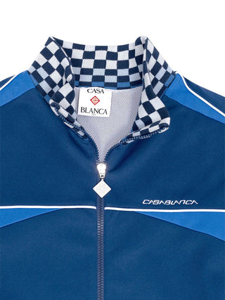 Navy Cyber Trackjacke