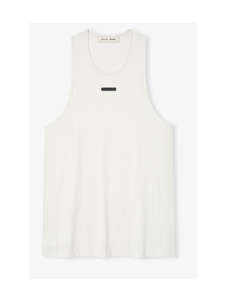 Rib Tank Top Ivory