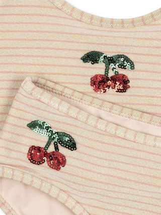 Jade Bikini - Rose Stripe