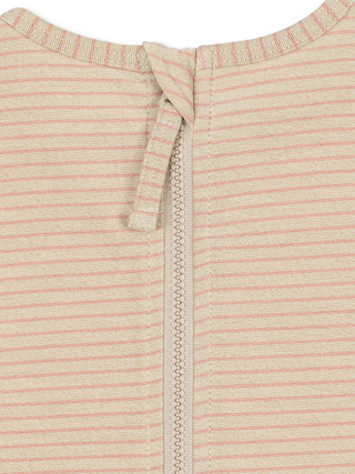 Jade Langarm-Badeanzug - Rose Stripe