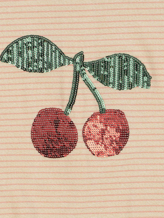 Jade Langarm-Badeanzug - Rose Stripe