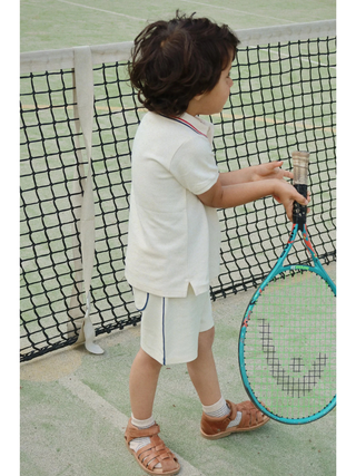 Florian Shorts aus Bio-Baumwolle - Antique White