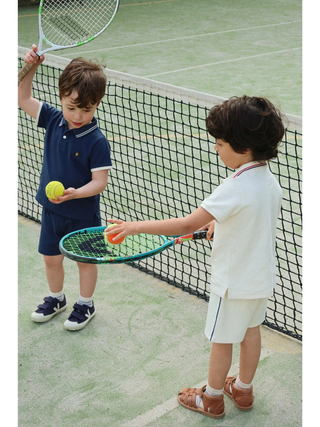 Florian Poloshirt aus Bio-Baumwolle - Antique White