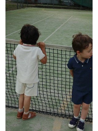 Florian Poloshirt aus Bio-Baumwolle - Antique White