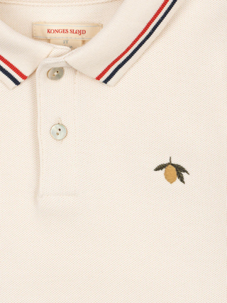 Florian Poloshirt aus Bio-Baumwolle - Antique White