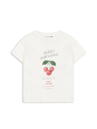 Era T-Shirt aus Leinen und Bio-Baumwolle - Off White/Jazzy