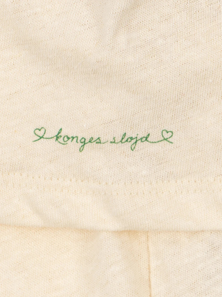 Era T-Shirt aus Leinen und Bio-Baumwolle - Buttercream/Juicy