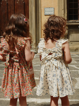 Cianna Kleid aus Bio-Baumwolle - Tramonto