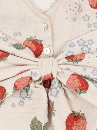 Awa Bow Kleid - Marmelade Sun