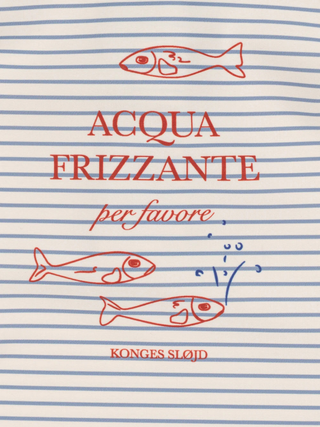 Aster Langarm-Badeanzug - Stripe Bluie