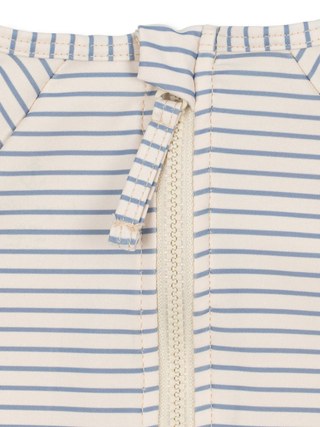 Aster Langarm-Badeanzug - Stripe Bluie