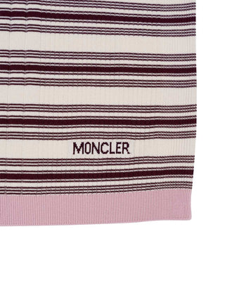 Gestreiftes T-Shirt mit Logo-Schriftzug
