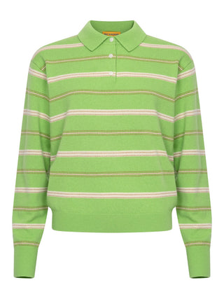 Collegiate gestreiftes Poloshirt