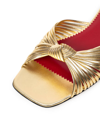 Sandale mit Knotendetail
