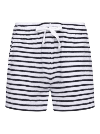 Terry Shorts mit Streifen