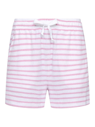 Terry Shorts mit Streifen