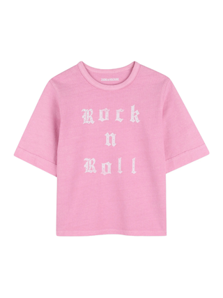 Jis T-Shirt Rock'n Roll - Rosa