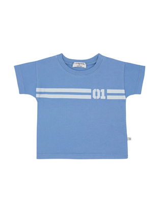 Pollensa T-Shirt mit Print - Blau