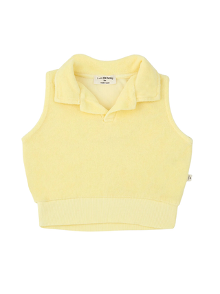 Selva Frottee-Shirt - Gelb