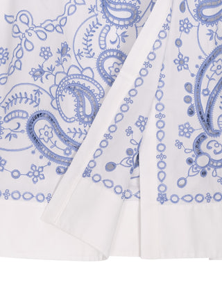 Midikleid mit Stickerei