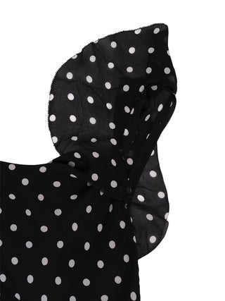 Maxikleid Georgette mit Punkten