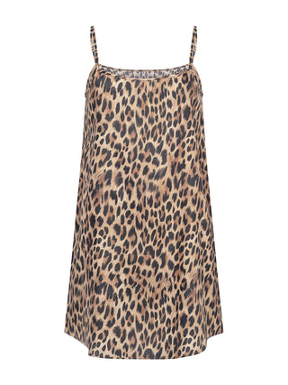 Schlafkleid mit Leoparden-Muster