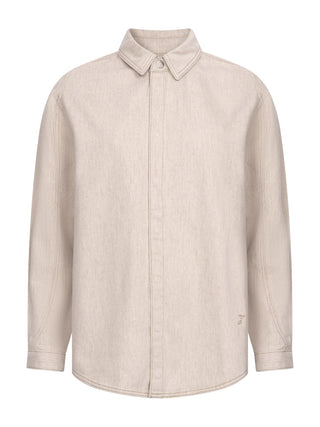 La Chemise Amelo de Nimes Bluse in Beige
