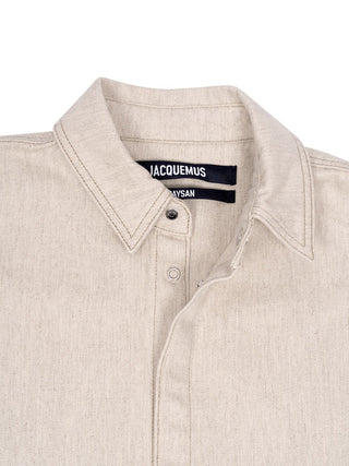 La Chemise Amelo de Nimes Bluse in Beige