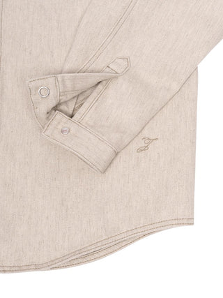 La Chemise Amelo de Nimes Bluse in Beige