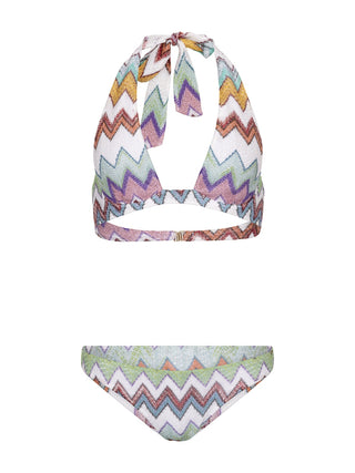 Bikini im Zick-Zack-Muster
