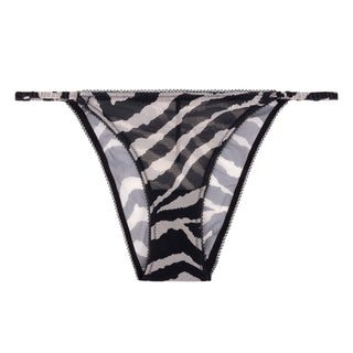 Clio Tanga im Zebra-Print