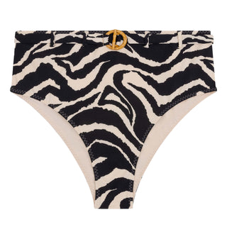 Pebbles Bikini-Hose im Zebra-Print