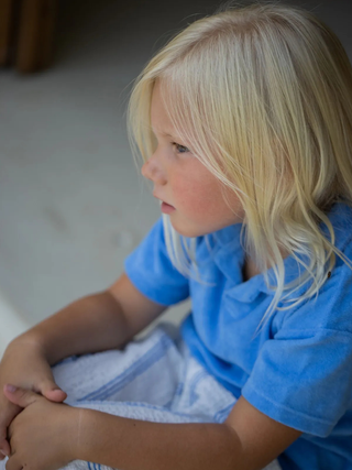 Soller Frottee-Shirt - Blau