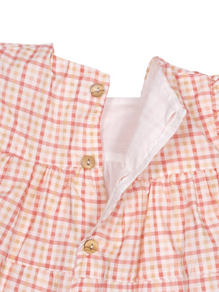 Tartan Kleid - Rosa