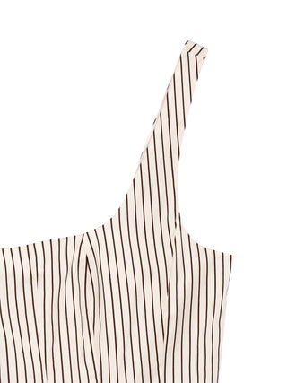 Wells Midi-Kleid mit Streifen