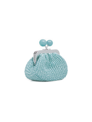 Nano Pasticcino Bag in Bast-Optik - Petrol