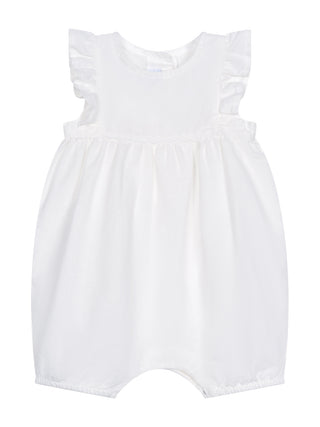 Romper mit Rüschen - Weiß