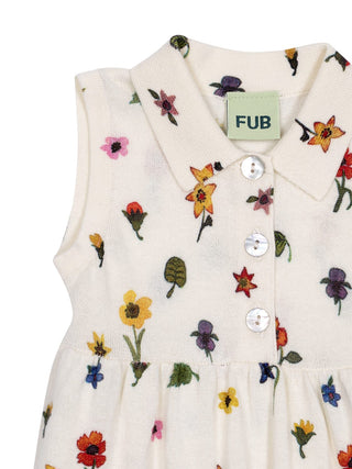 Romper mit Blumenprint - Off White